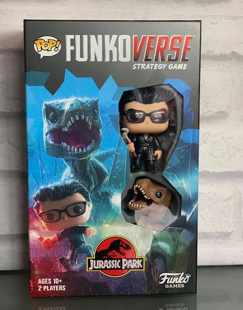 Jurassic Park Funkoverse Strategy game expandalone in box Jurassic Park Funkoverse Strategy game expandalone in box
